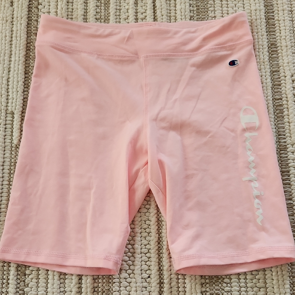 Champion Pink Bike Shorts Performance Fit